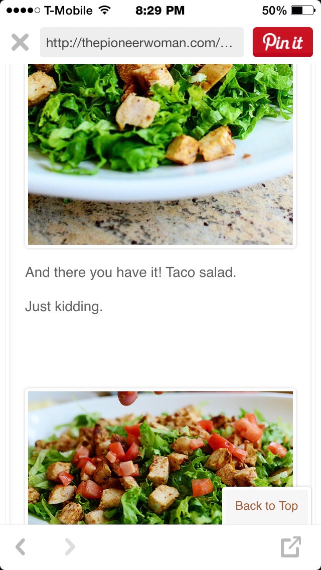 ❤️️Chicken Taco Salad❤️