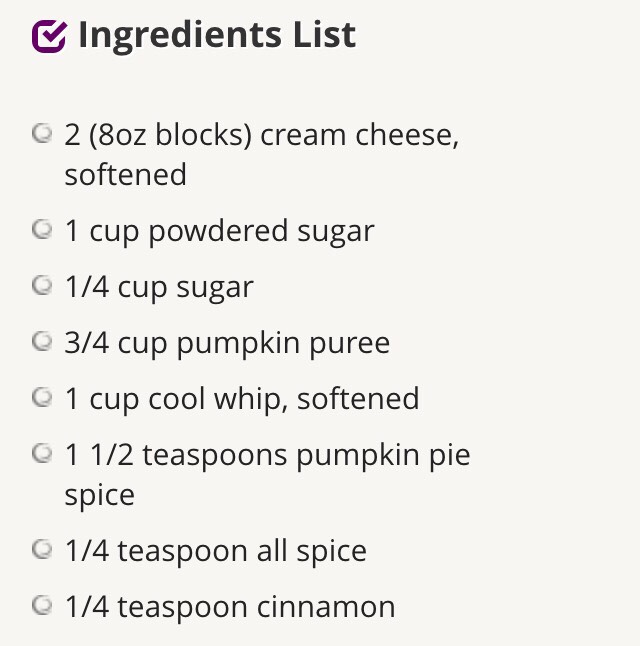Pumpkin Cheesecake Dip! 🍊