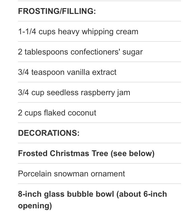 Holiday Snow Globe Cake Recipe