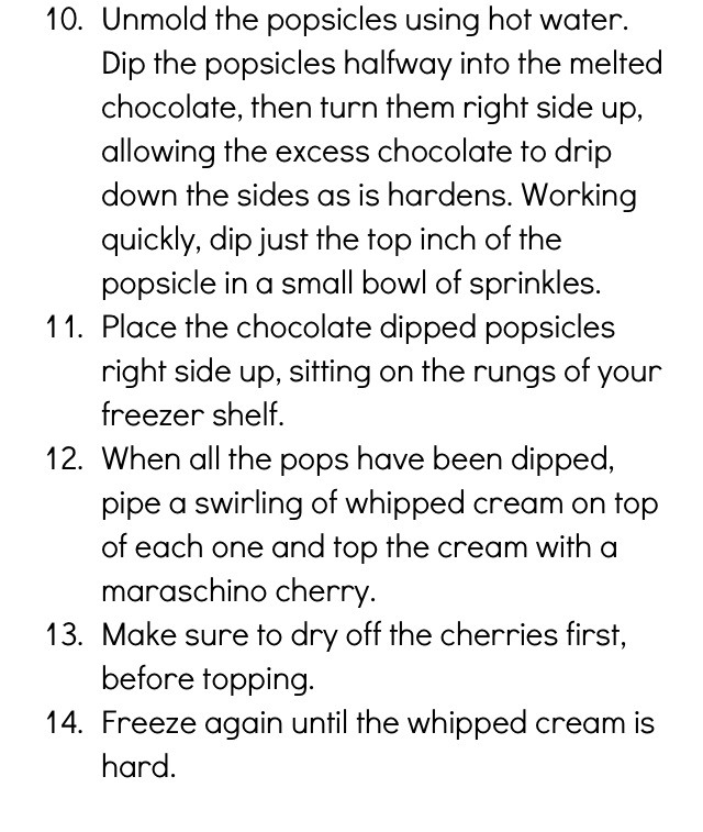 Banana Split Pudding Pops