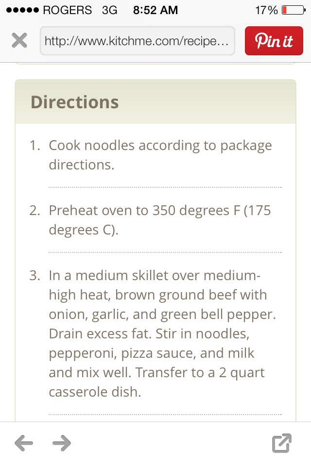 Pepperoni Pizza Casserole Recipe