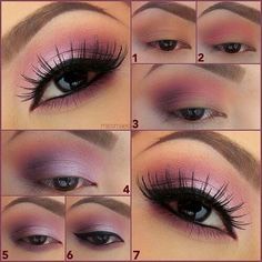 Pink Eyeshadow Tutorials👛