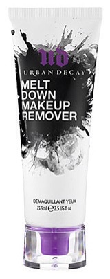 Remove It All
"Urban Decay Meltdown Makeup Remover. This stuff is amazing! I can swatch on my hand over and over and it won't get irritated. It does the same thing with my eyes. It removes the toughest waterproof mascara with ease and doesn't burn my eyes.
Try:
Urban Meltdown Makeup Remover $24