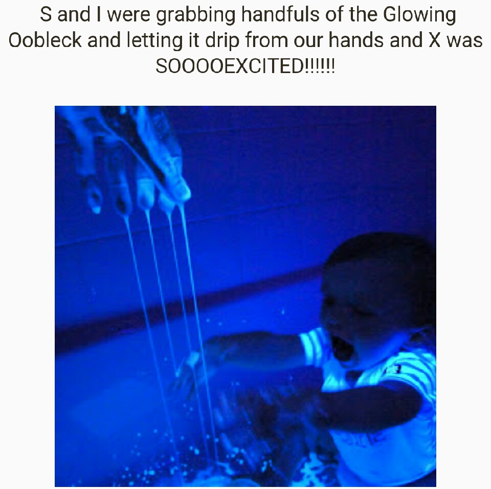 Edible Glowing Oobleck!! (Whatever That Is!? lol)