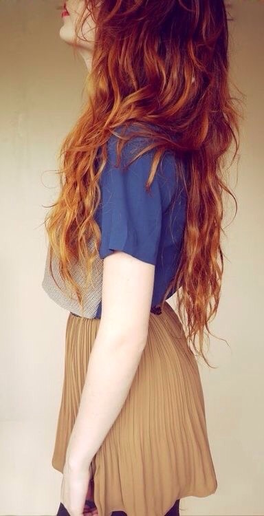 Copper To Orange Ombré 