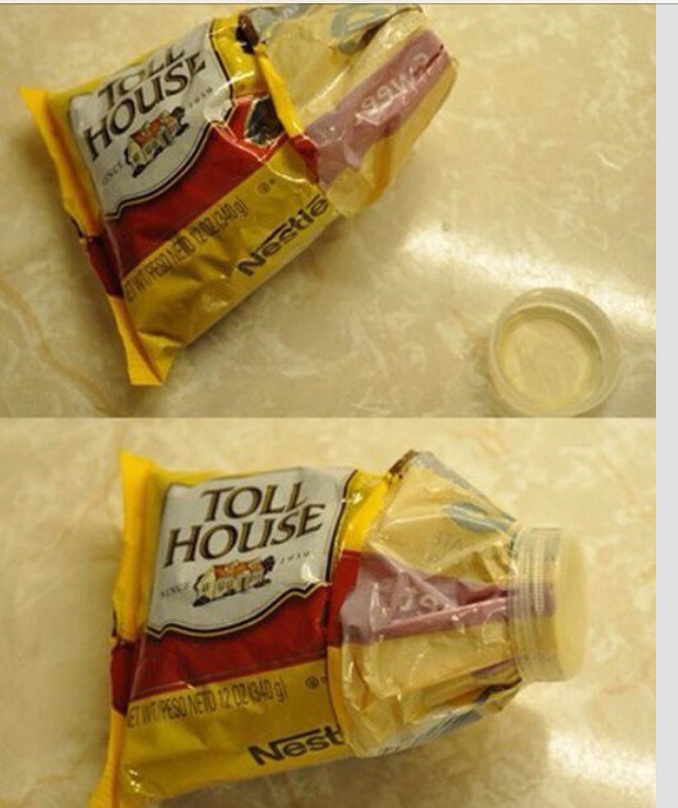 Keep Food From Drying Out Or Going Bad By Reusing Old Water Bottle