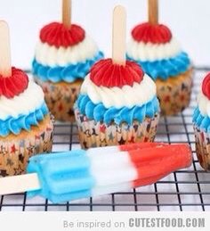 Summer Inspired Cup Cake Designs 