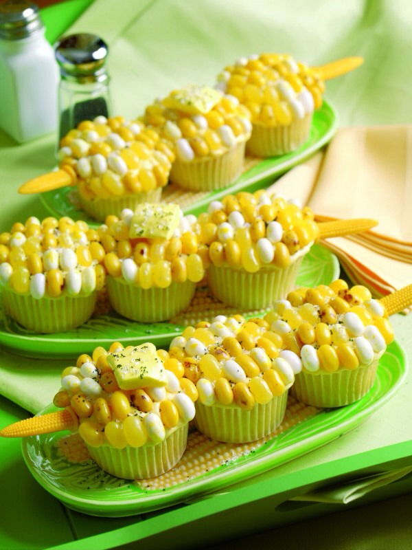 For this all you really need is a 
Cup cake mix box 
Some yellow, white, & orange jelly beans
And their you go an awesome creative desert for friends and family (even kids classmates) 