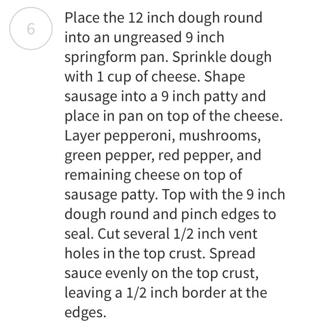 Double Crust Stuffed Pizza 🍕