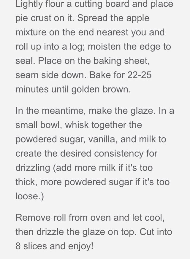 Apple pecan pie rolls 