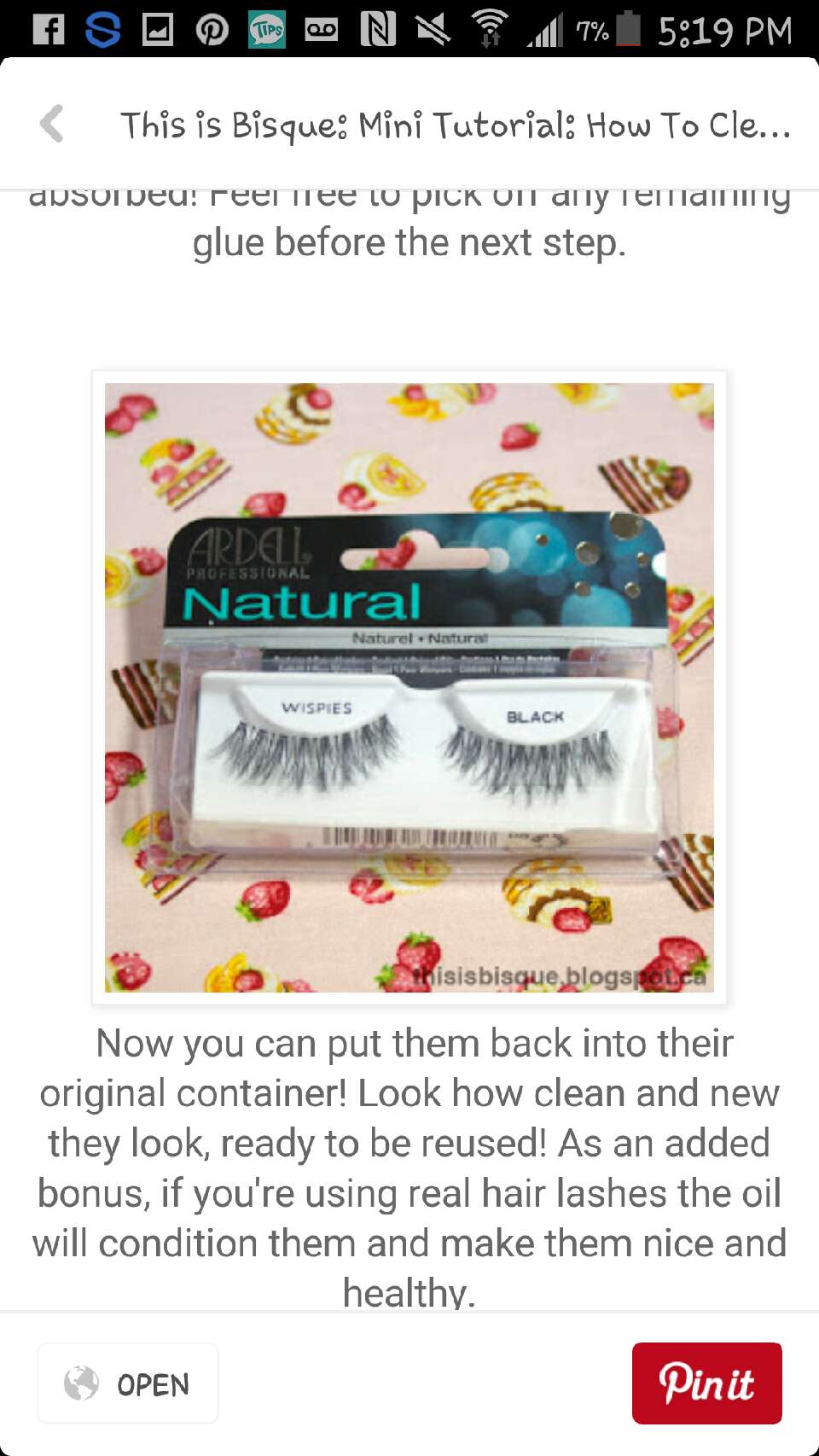 how to clean ur false lashes 