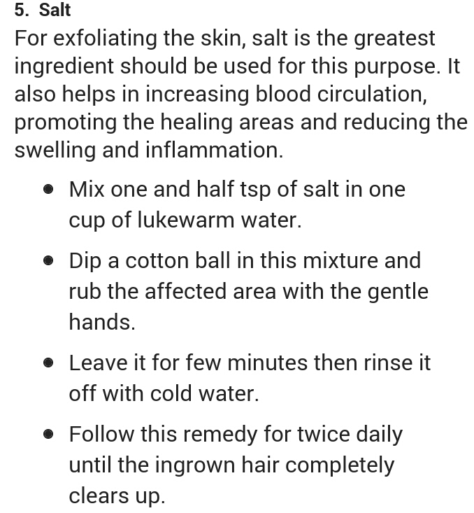GETRID OF IN GROWN HAIRS LIKE RAZOR BUMPS OR SKIN PIMPLE 