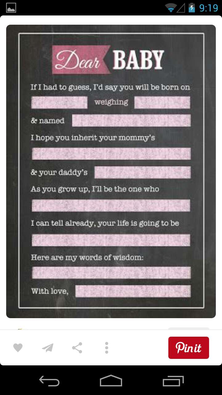 cute baby shower ideas 