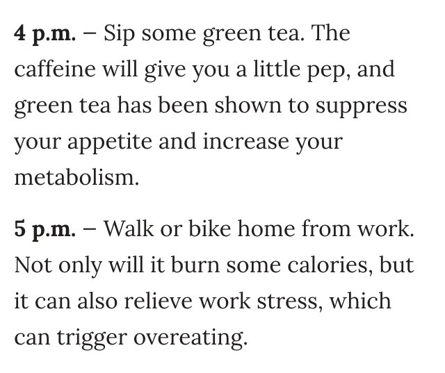 HOUR-BY-HOUR GUIDE TO LOSING WEIGHT ALL DAY!