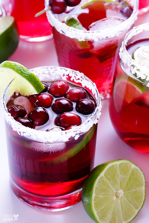 DIRECTIONS:

Stir all ingredients together until blended.  Serve over ice in sugar- or salt-rimmed glasses, garnished with fresh cranberries and lime wedges if desired.