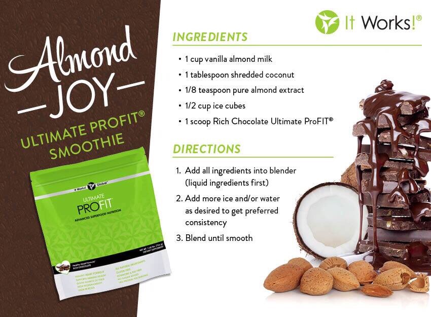 Looking For A Sweet Treat But Don't Want to Fall Off Your Diet Try An Awesome It Works Smoothie 🍹