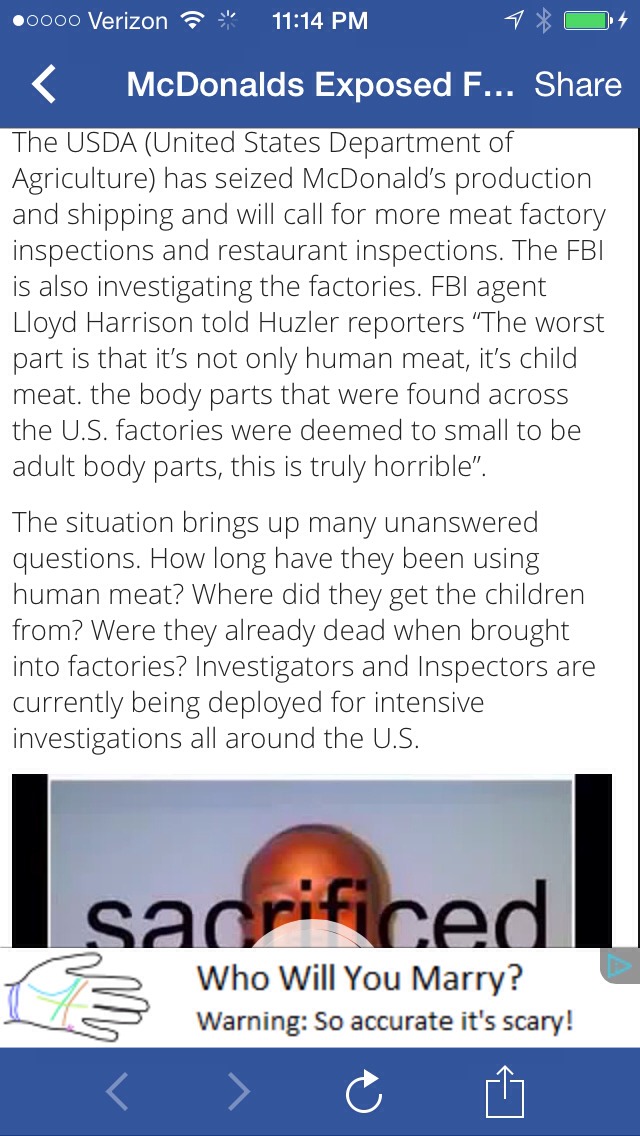 Don't Eat McDonald 