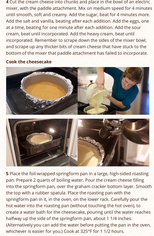 perfect cheese cake
