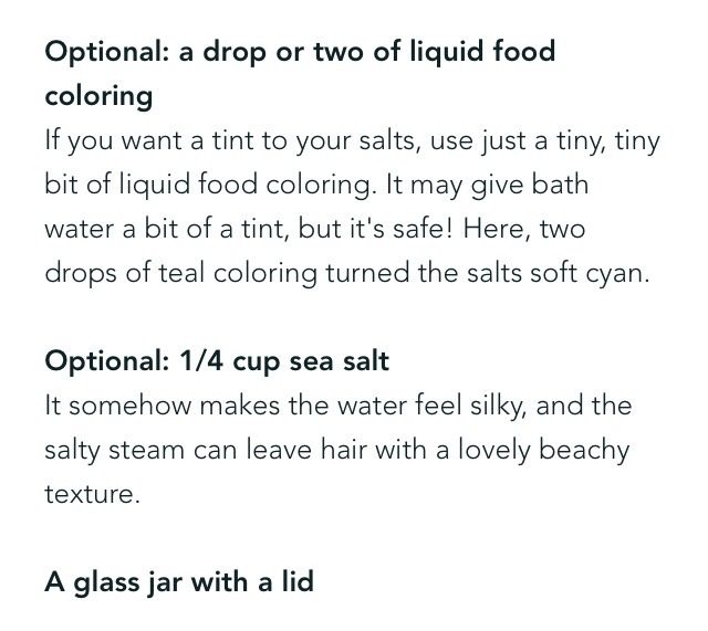 DIY Bath Salts 