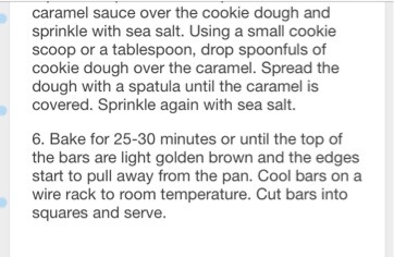 Salted Carmel Chocolate Cookie Bars