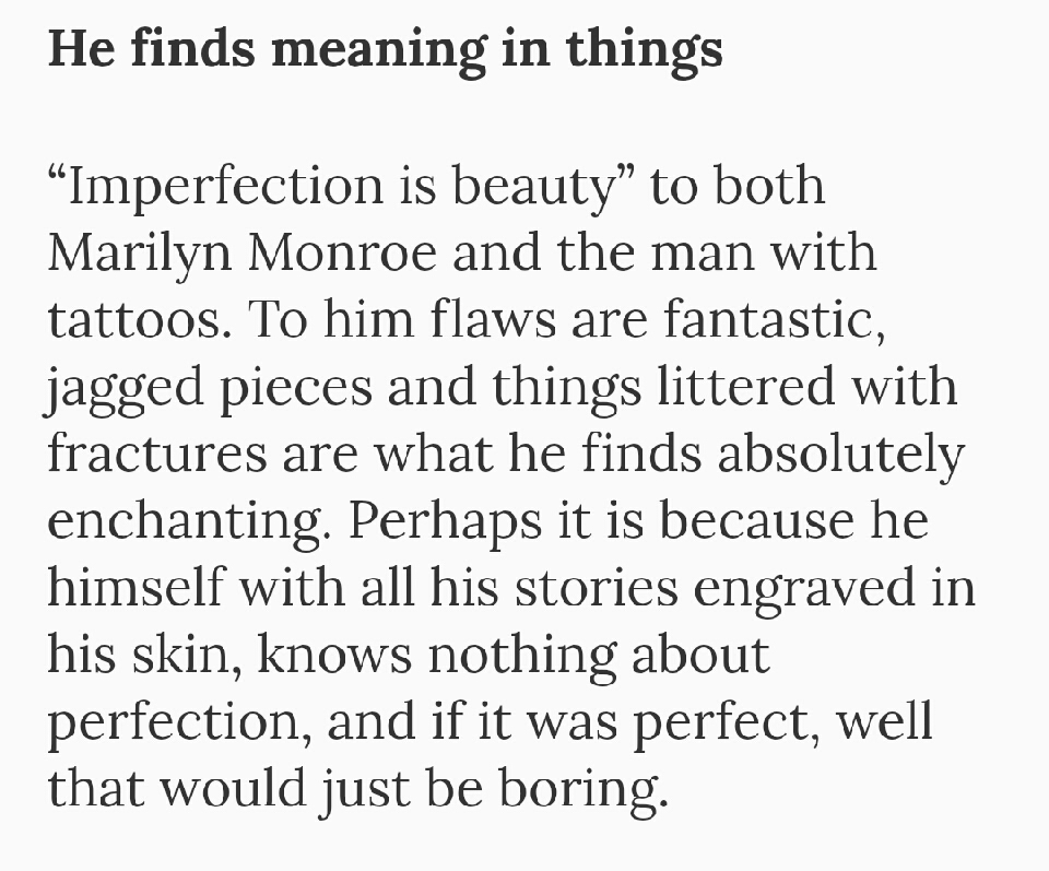 VERY Legitimate Reasons To Date A Tattooed Man!
