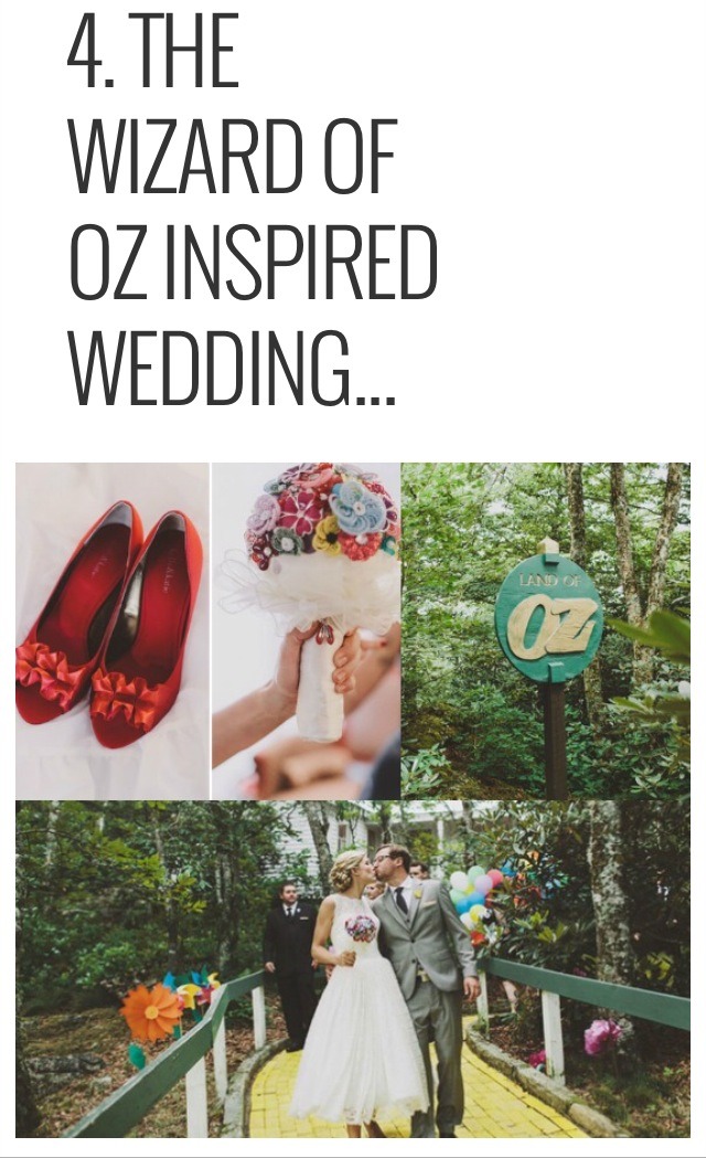 Beautiful Movie-Inspired Weddings 