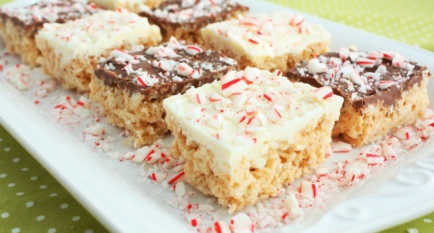 Cover dish with plastic wrap and allow chocolate to harden in refrigerator about 30 minutes before cutting into squares.