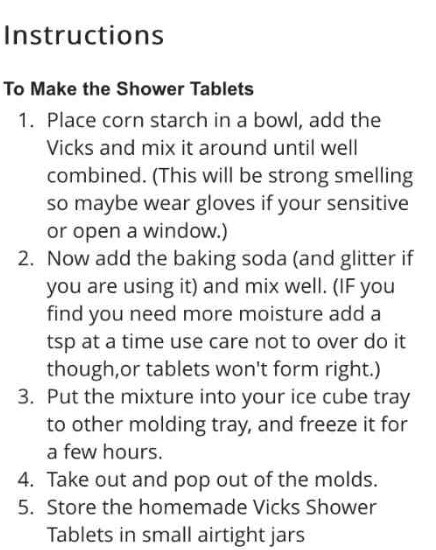 Homemade Spa Gift