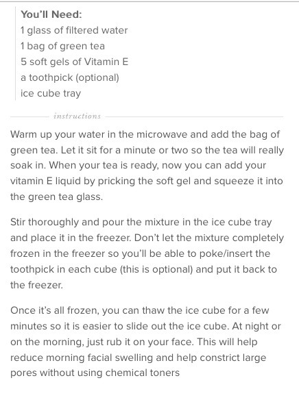 💟❕Green Ice Tea Facial❕💟