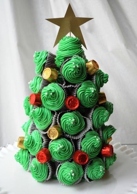I used chocolate cupcakes for this, and I also added a teaspoon of peppermint extract. I like mint everything and the holidays make it more acceptable so I add it to whatever I can! Any kind of cupcakes you want will work for this- just keep them mini!