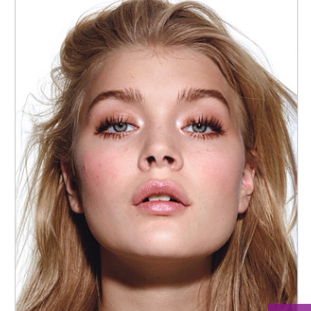 Step six:  For more eye intensity use a brown liner on your upper lid and sweep upward to smudge the line using a brush. Finish off with two coats of mascara, giving your lashes a fuller look. 