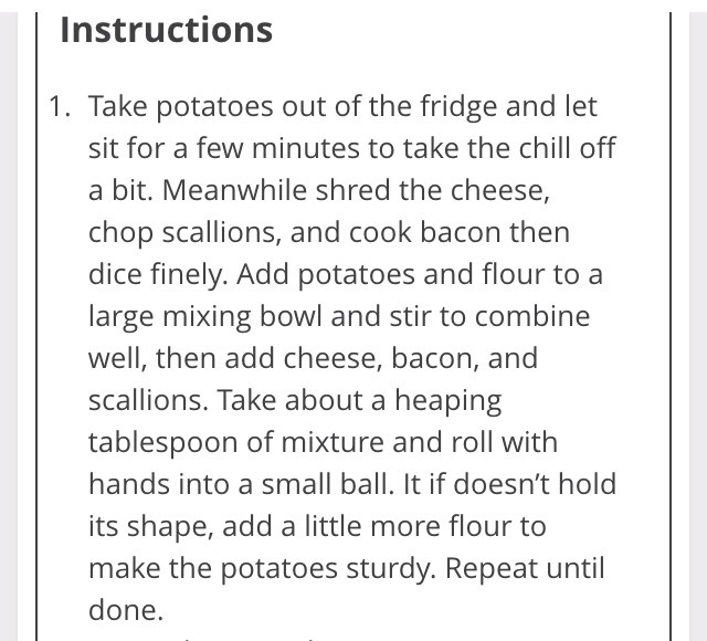 "LOADED MASHED POTATO BITES"