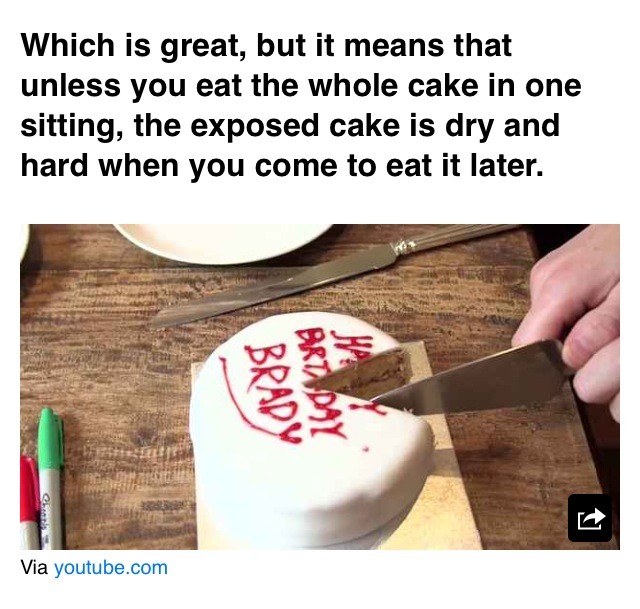 What If I Told You You've Been Cutting Cake Wrong All This Time?! 🎂🍰