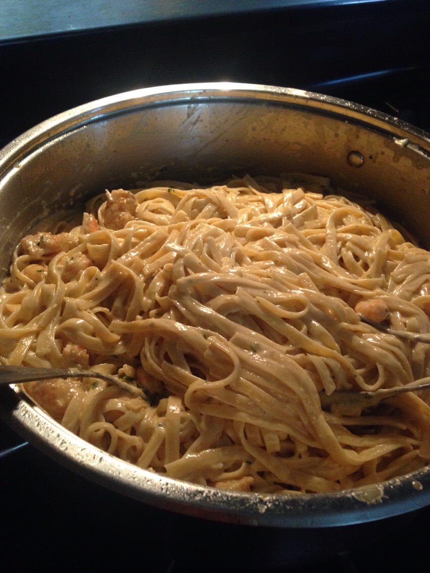How to make Cajun Shrimp Fettuccine 😊