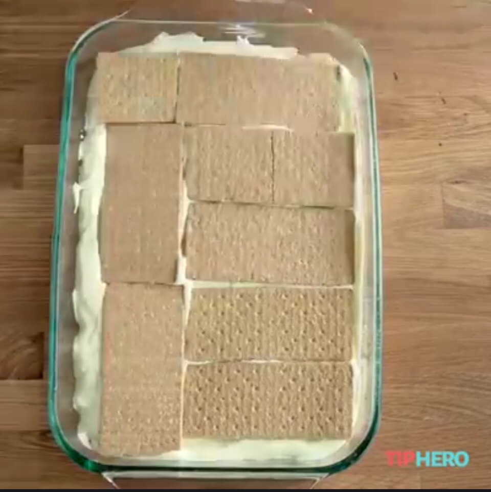 No Bake Eclair Cake. Step By Step Instructions 😍