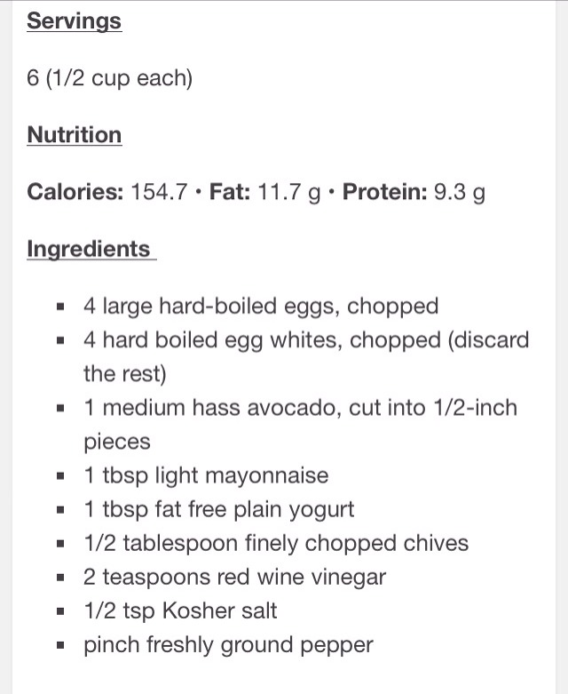 Avocado Egg Salad 
