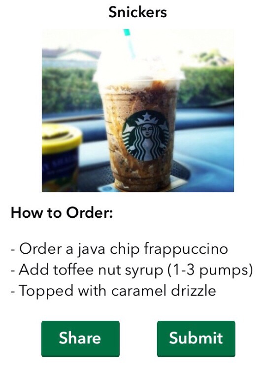 Starbucks Hidden Drink Recipes 
