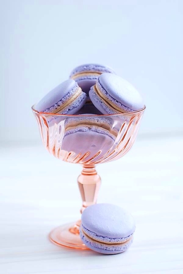 17. Lavender French Macarons