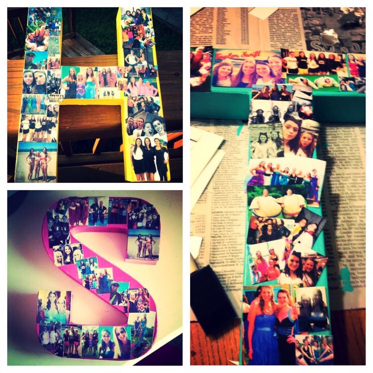 Give them their letter & put best memories or crazy pictures with your friends.