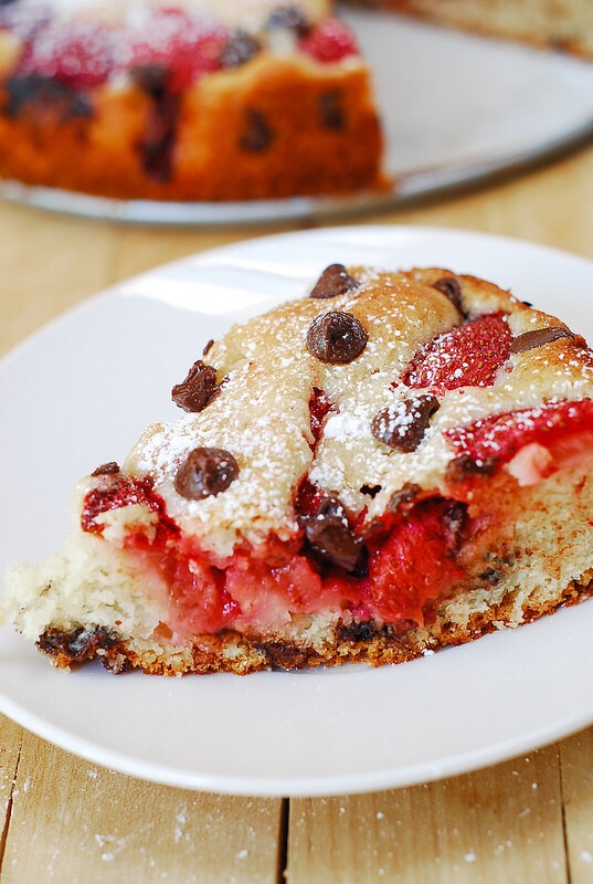 Strawberry Chocolate Chip Cake