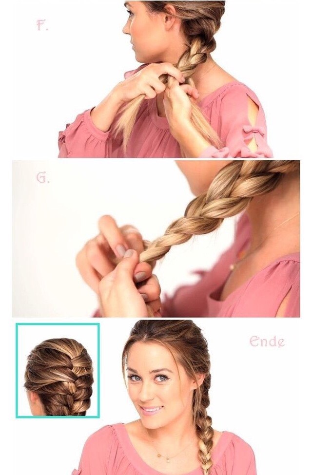 Easy DIY cheat french braid