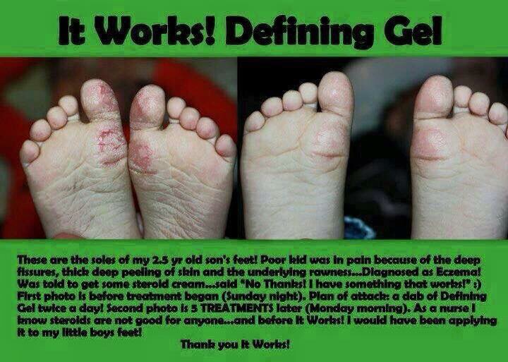 Defining gel