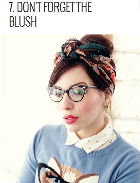 Makeup Tricks For Girls That Wear Glasses
