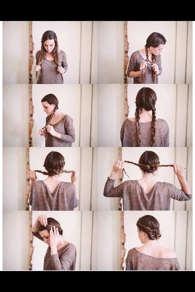 Easy Five Minute hair Styles 🌼🚺🙈