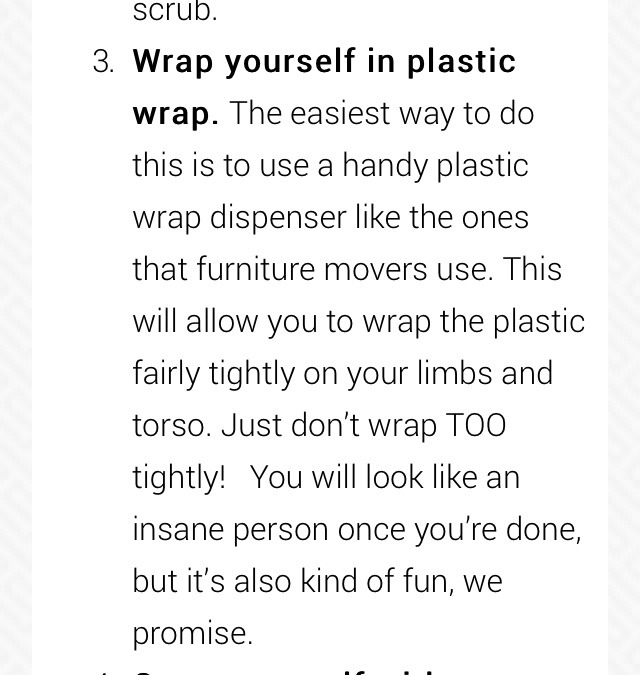 DIY Body Wrap 💪