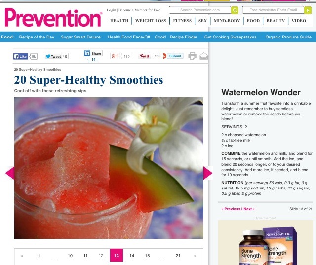 20 Super-Healthy Smoothies π