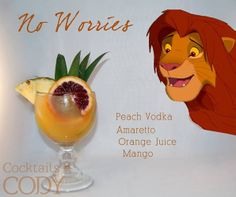 Disney Cocktails