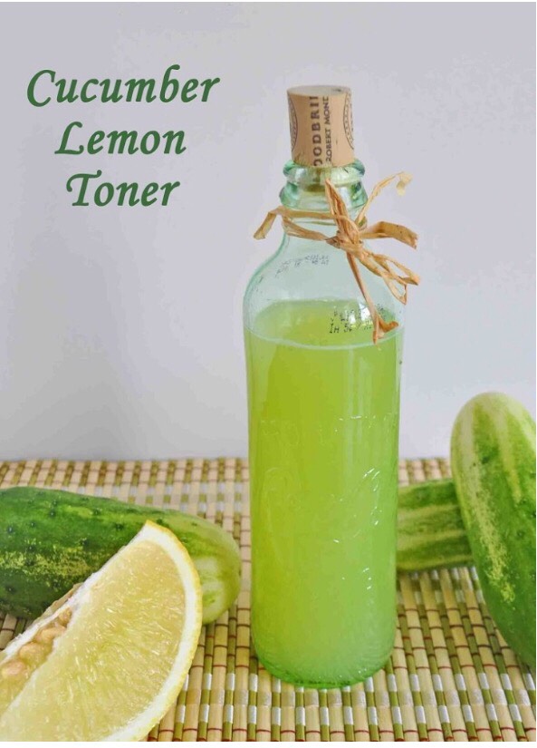 Cucumber lemon toner.