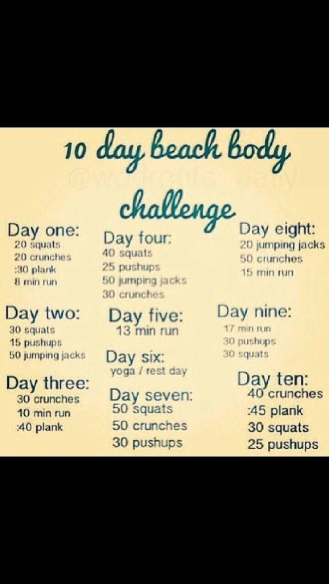 7 Beach Ready Body Workouts