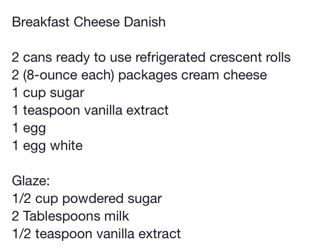 Breakfast Cheese Danish!😋